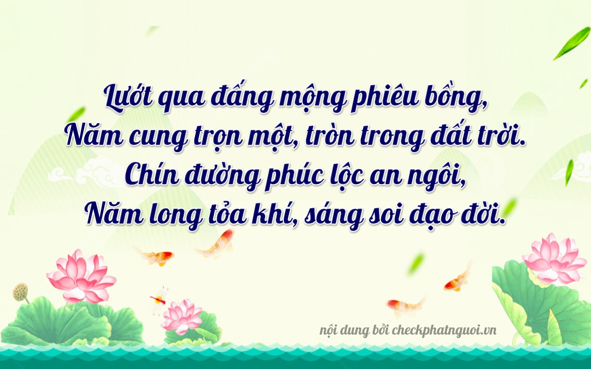 Bài thơ ý nghĩa cho <b>biển số 15K-19534</b> tại website checkphatnguoi.vn