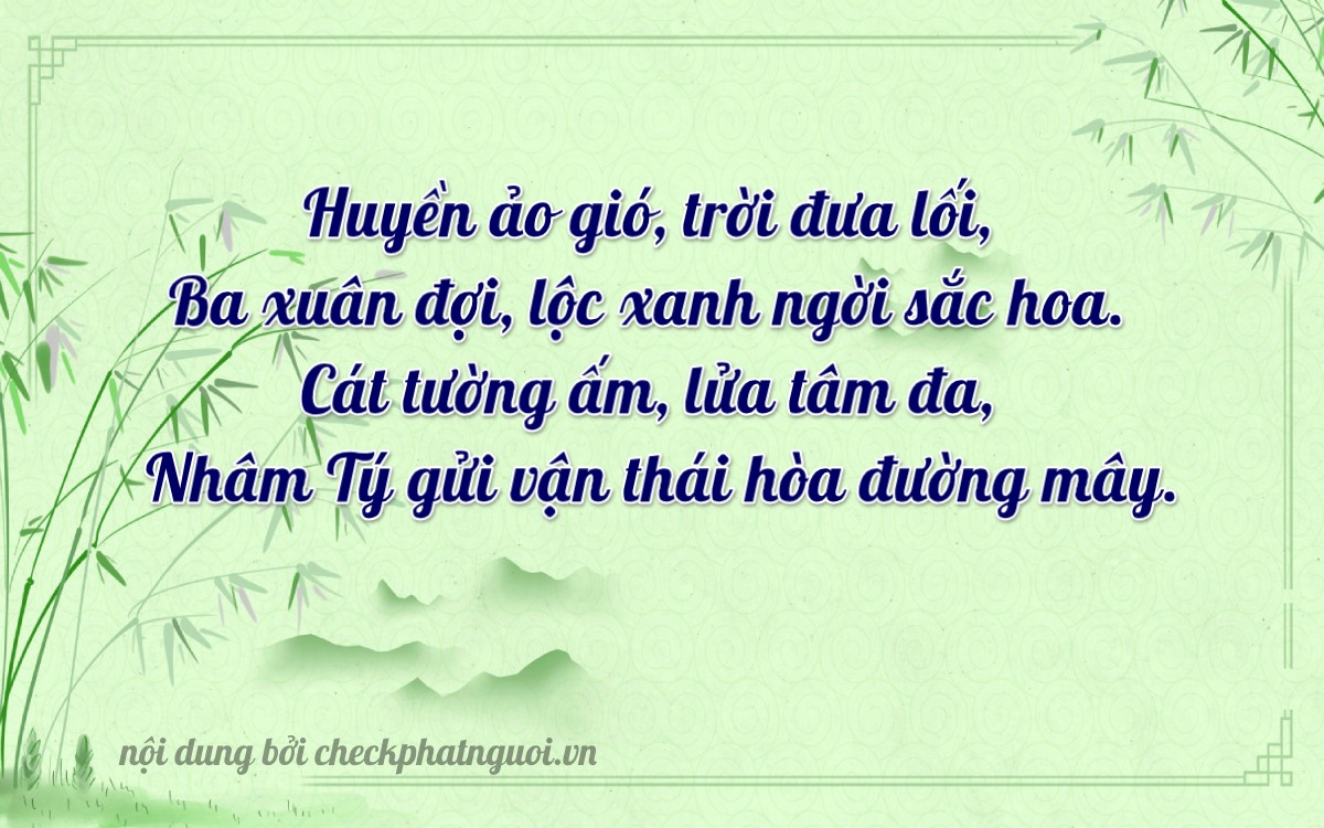 Bài thơ ý nghĩa cho <b>biển số 15K-23169</b> tại website checkphatnguoi.vn