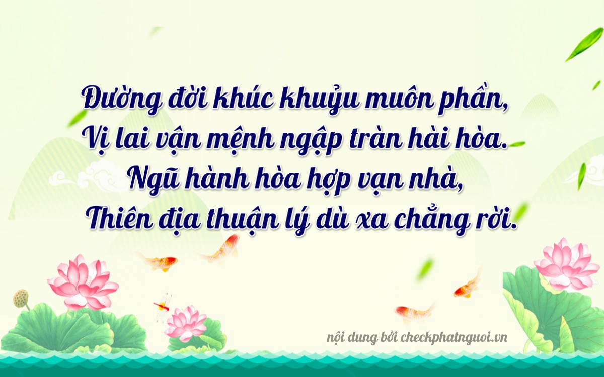 Bài thơ ý nghĩa cho <b>biển số 15K-24149</b> tại website checkphatnguoi.vn