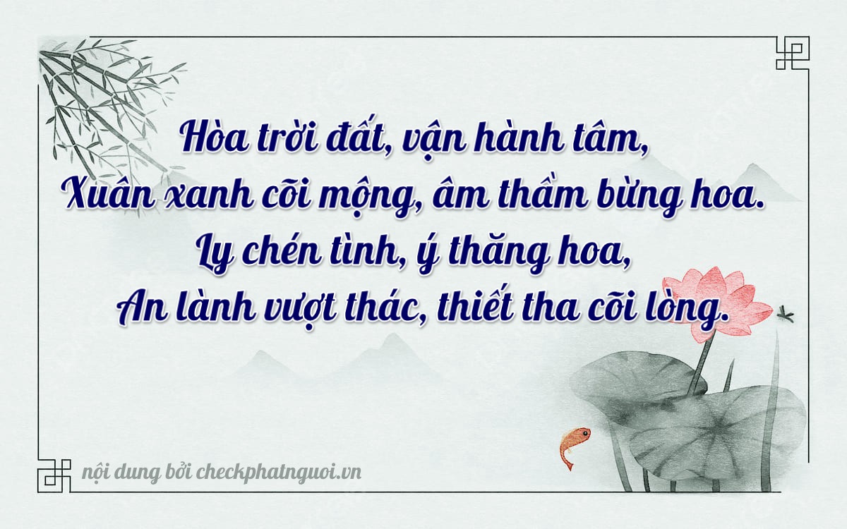 Bài thơ ý nghĩa cho <b>biển số 15K-24891</b> tại website checkphatnguoi.vn