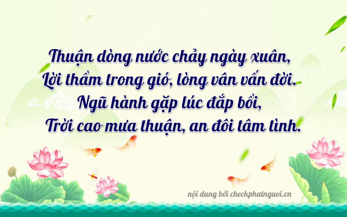 Bài thơ ý nghĩa cho <b>biển số 15K-25328</b> tại website checkphatnguoi.vn