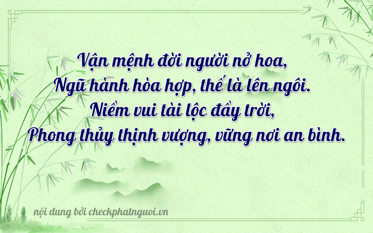 Bài thơ ý nghĩa cho <b>biển số 15K-25645</b> tại website checkphatnguoi.vn