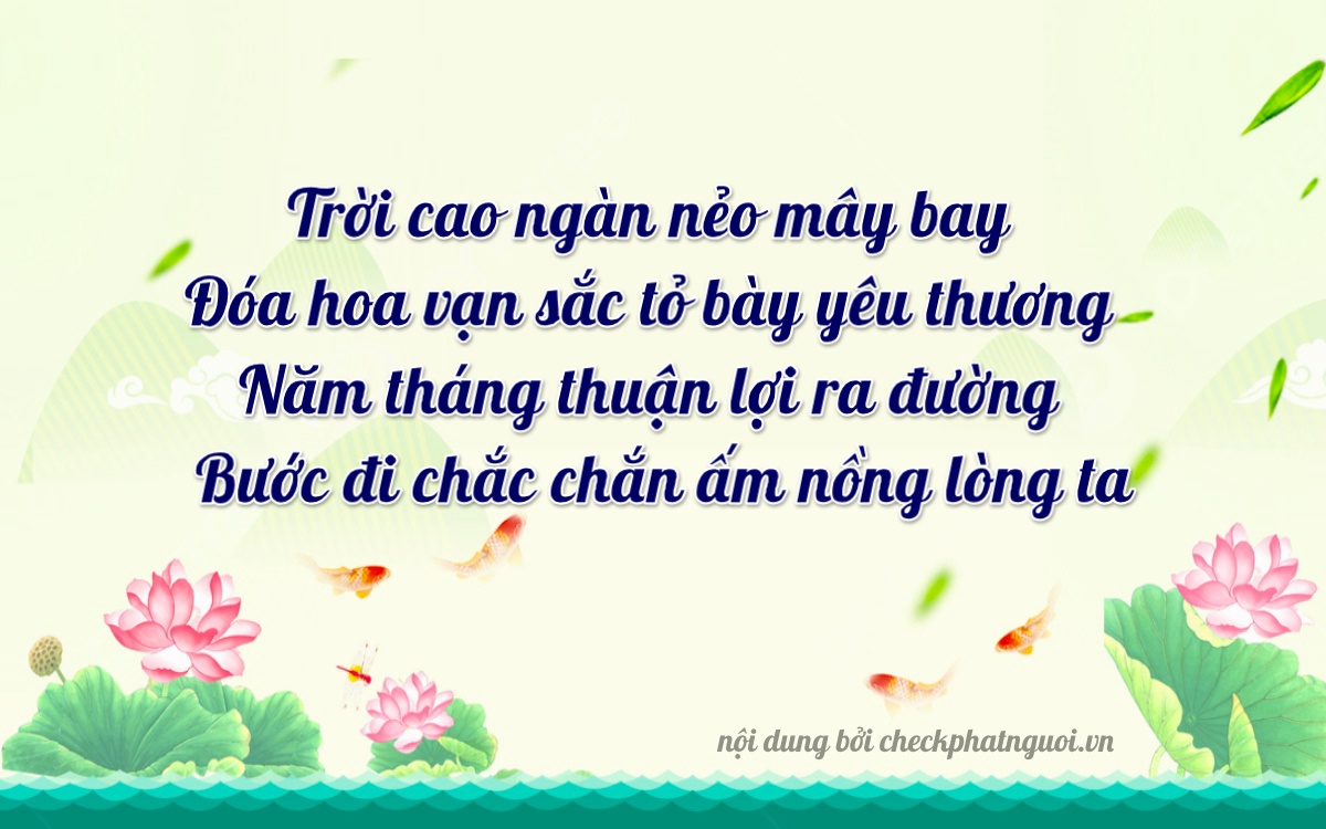 Bài thơ ý nghĩa cho <b>biển số 15K-32133</b> tại website checkphatnguoi.vn