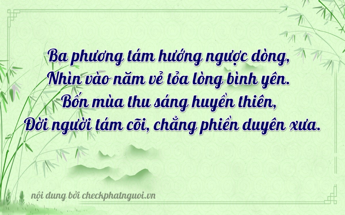 Bài thơ ý nghĩa cho <b>biển số 15K-32548</b> tại website checkphatnguoi.vn