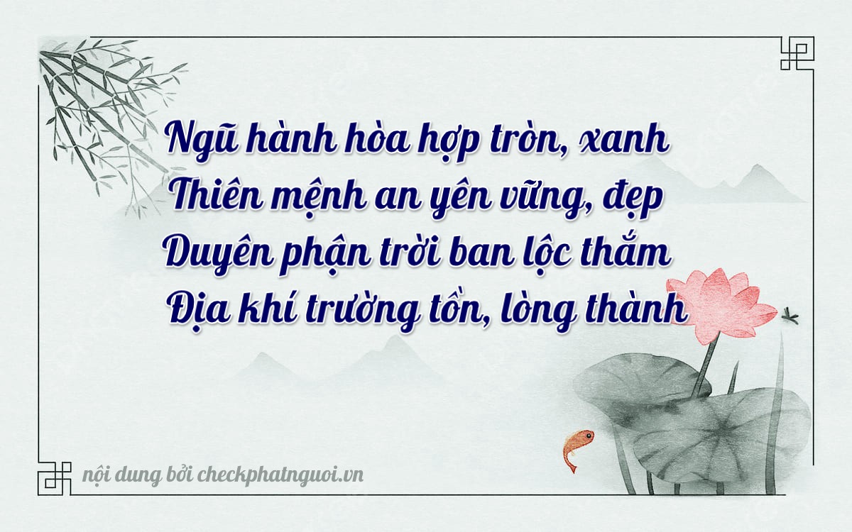 Bài thơ ý nghĩa cho <b>biển số 15K-34104</b> tại website checkphatnguoi.vn