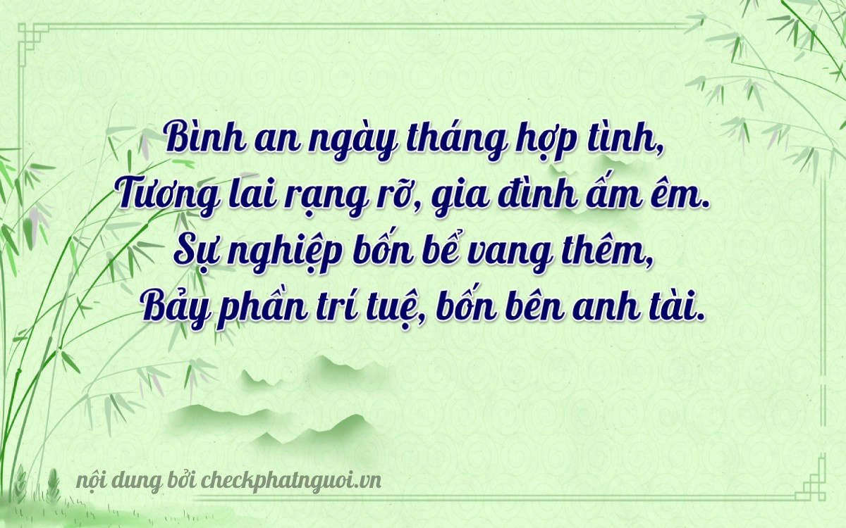 Bài thơ ý nghĩa cho <b>biển số 15K-34174</b> tại website checkphatnguoi.vn