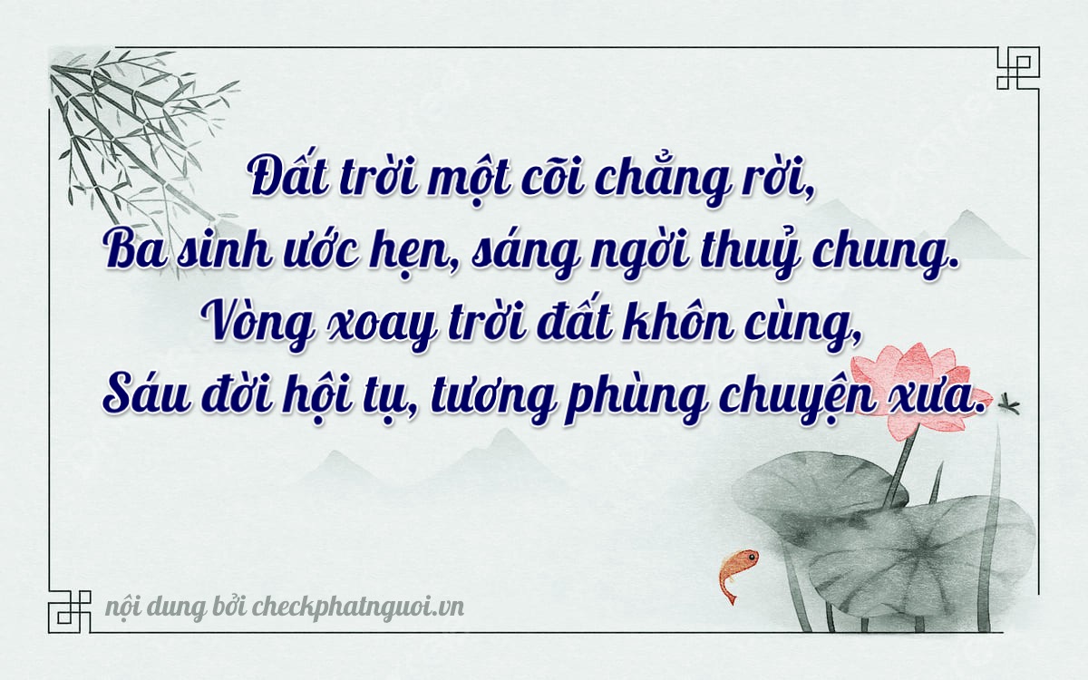 Bài thơ ý nghĩa cho <b>biển số 15K-35662</b> tại website checkphatnguoi.vn
