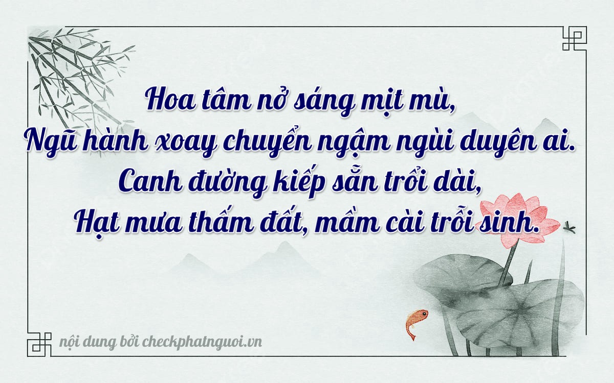 Bài thơ ý nghĩa cho <b>biển số 15K-35671</b> tại website checkphatnguoi.vn