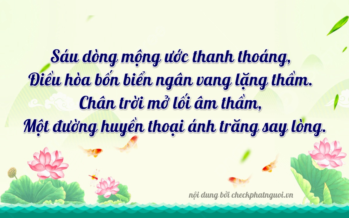 Bài thơ ý nghĩa cho <b>biển số 15K-36621</b> tại website checkphatnguoi.vn