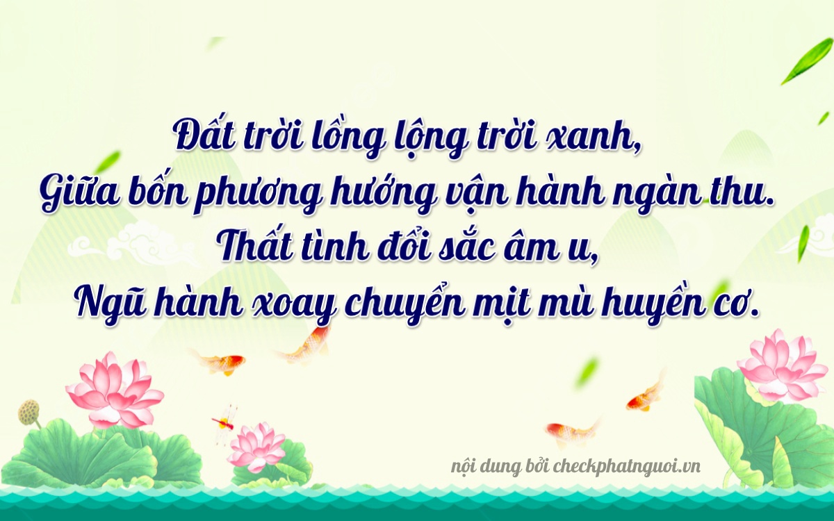 Bài thơ ý nghĩa cho <b>biển số 15K-40362</b> tại website checkphatnguoi.vn