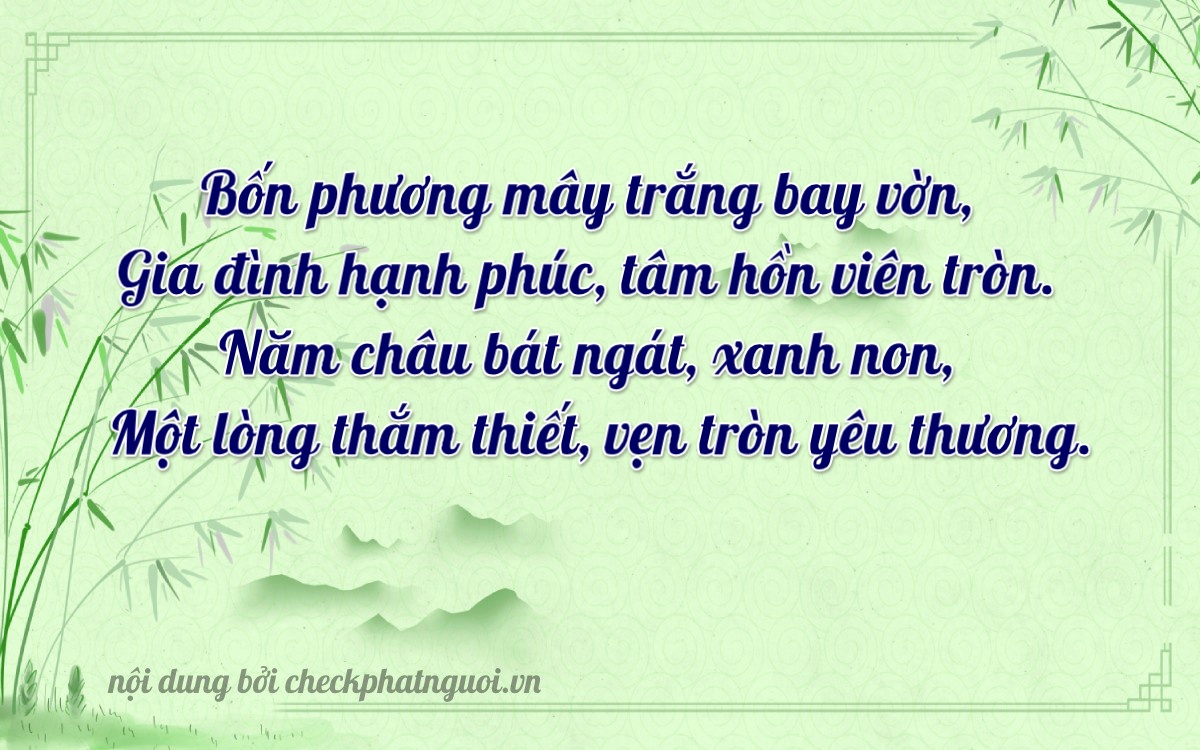 Bài thơ ý nghĩa cho <b>biển số 15K-43571</b> tại website checkphatnguoi.vn