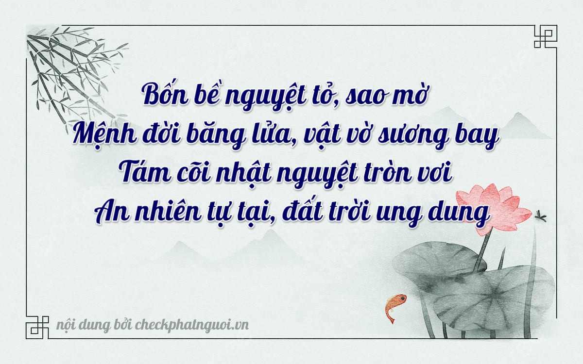 Bài thơ ý nghĩa cho <b>biển số 15K-44082</b> tại website checkphatnguoi.vn