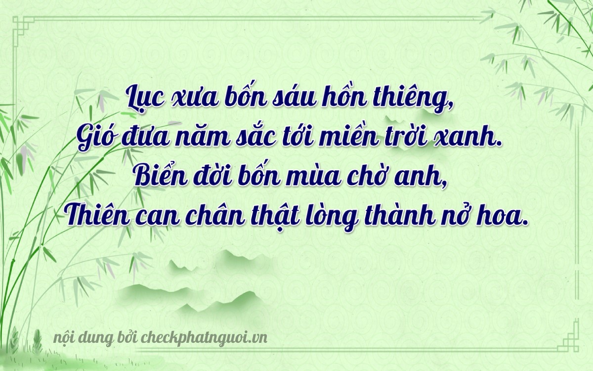 Bài thơ ý nghĩa cho <b>biển số 15K-46540</b> tại website checkphatnguoi.vn