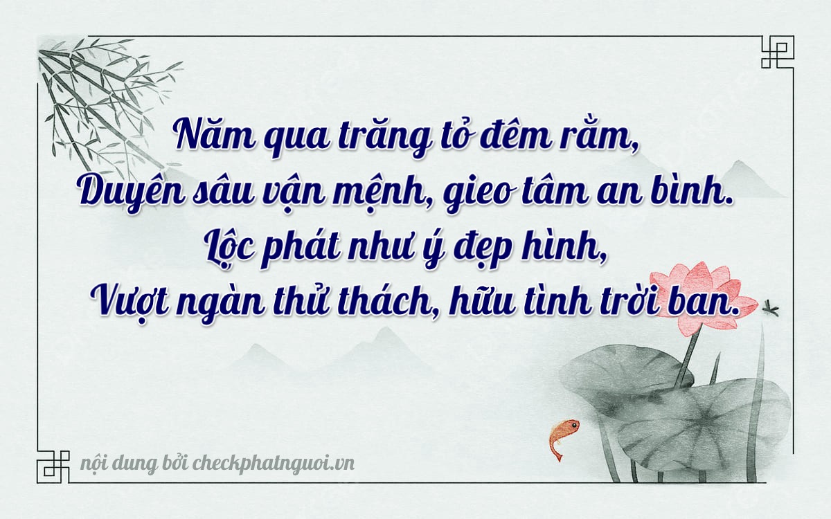 Bài thơ ý nghĩa cho <b>biển số 15K-51908</b> tại website checkphatnguoi.vn