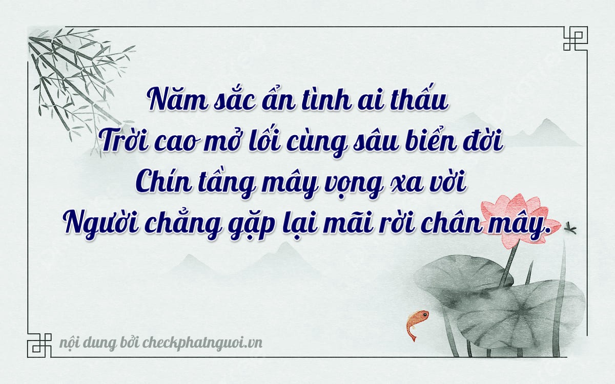 Bài thơ ý nghĩa cho <b>biển số 15K-54459</b> tại website checkphatnguoi.vn