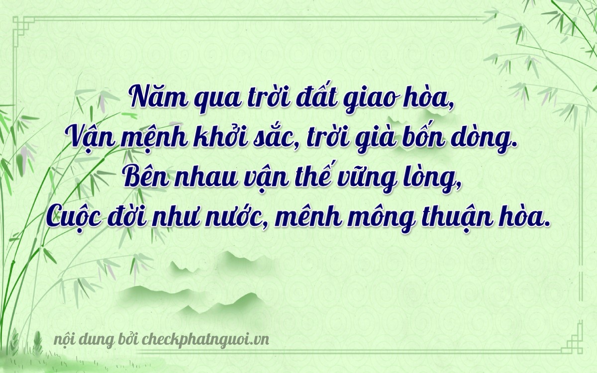 Bài thơ ý nghĩa cho <b>biển số 15K-54716</b> tại website checkphatnguoi.vn