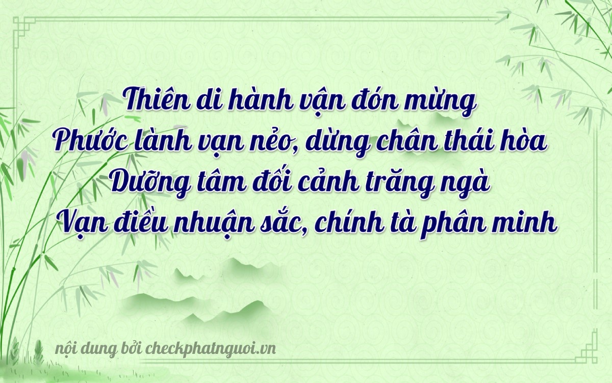 Bài thơ ý nghĩa cho <b>biển số 15K-59625</b> tại website checkphatnguoi.vn