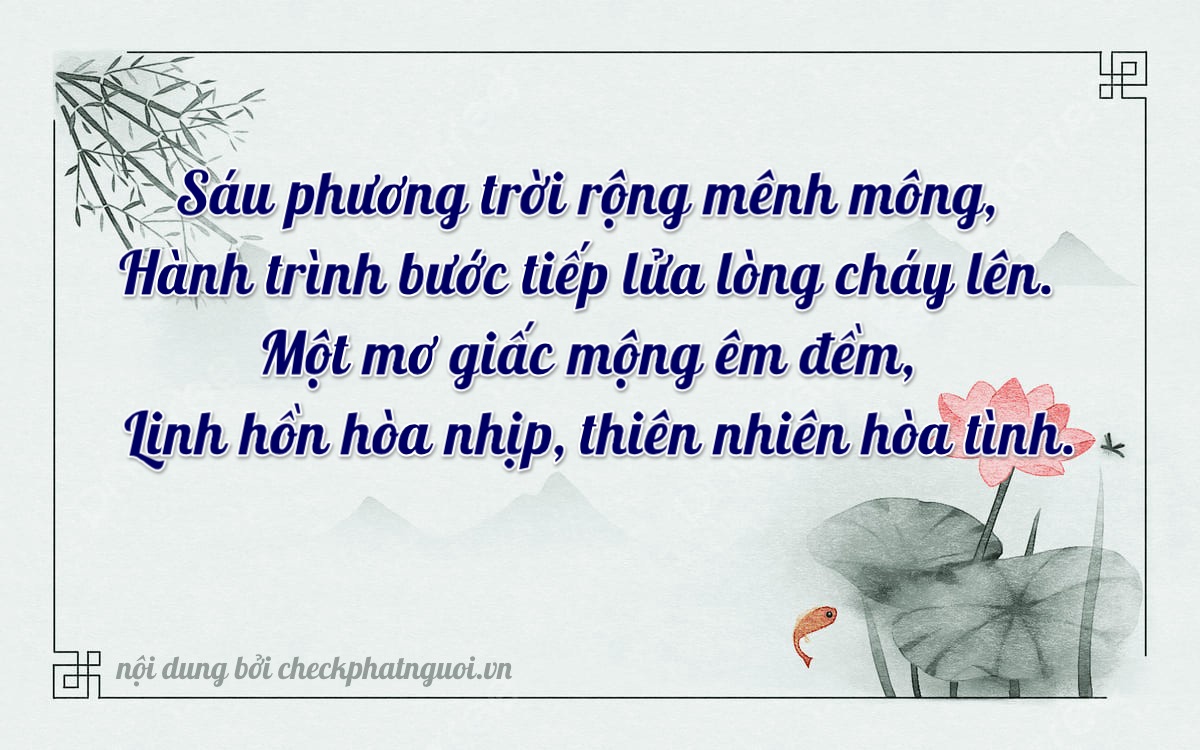 Bài thơ ý nghĩa cho <b>biển số 15K-61116</b> tại website checkphatnguoi.vn