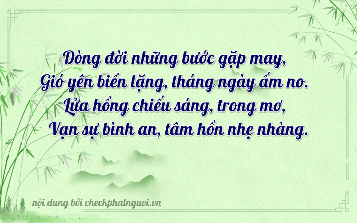 Bài thơ ý nghĩa cho <b>biển số 15K-62024</b> tại website checkphatnguoi.vn
