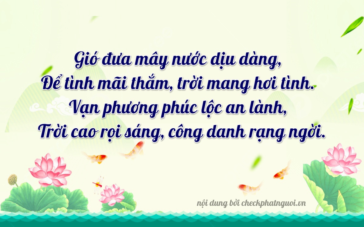 Bài thơ ý nghĩa cho <b>biển số 15K-62681</b> tại website checkphatnguoi.vn
