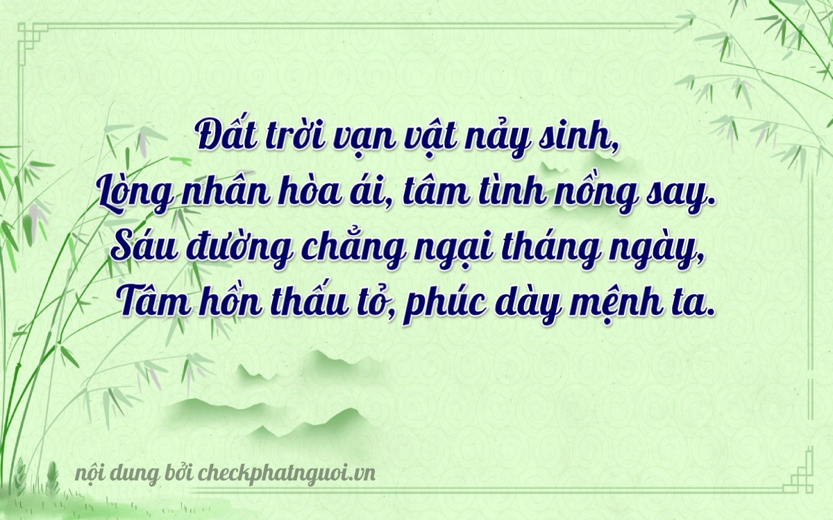 Bài thơ ý nghĩa cho <b>biển số 15K-65178</b> tại website checkphatnguoi.vn