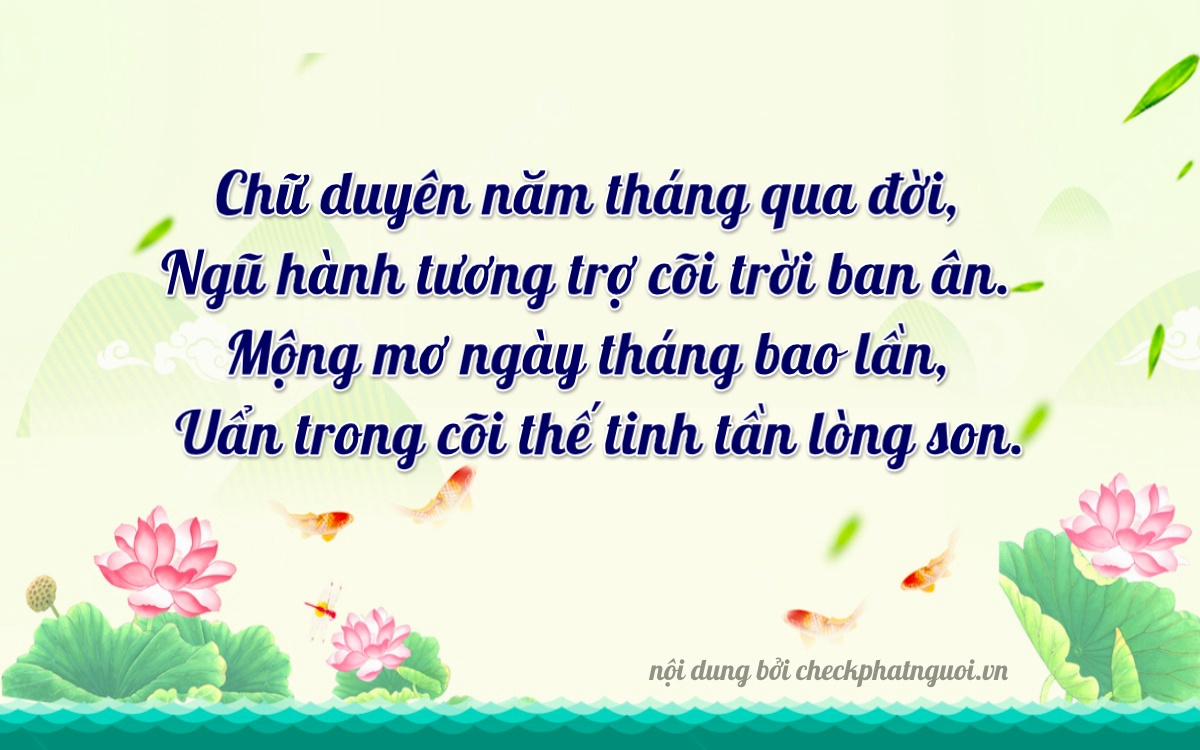Bài thơ ý nghĩa cho <b>biển số 15L1-05302</b> tại website checkphatnguoi.vn