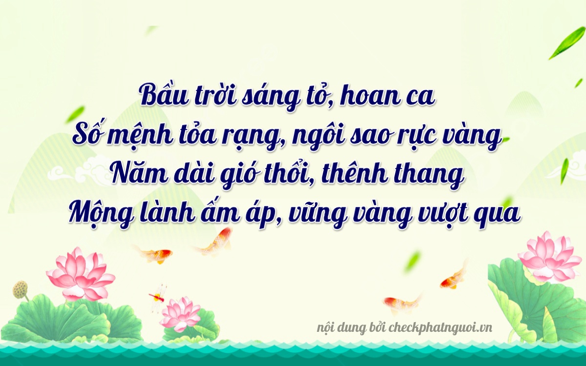 Bài thơ ý nghĩa cho <b>biển số 15L1-11829</b> tại website checkphatnguoi.vn