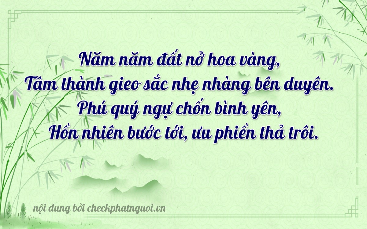 Bài thơ ý nghĩa cho <b>biển số 15M1-05019</b> tại website checkphatnguoi.vn