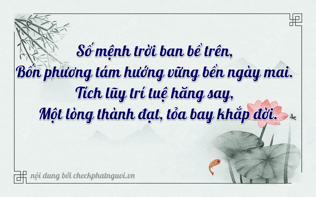 Bài thơ ý nghĩa cho <b>biển số 15N1-04301</b> tại website checkphatnguoi.vn