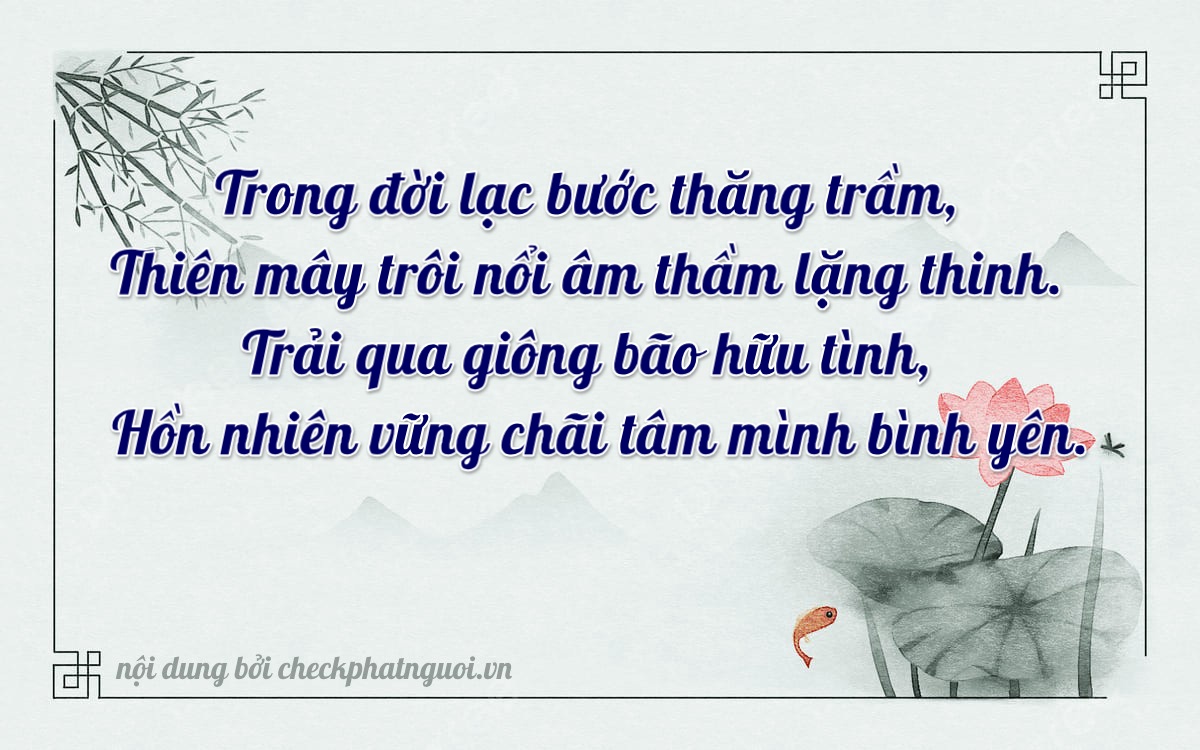 Bài thơ ý nghĩa cho <b>biển số 15P1-00138</b> tại website checkphatnguoi.vn