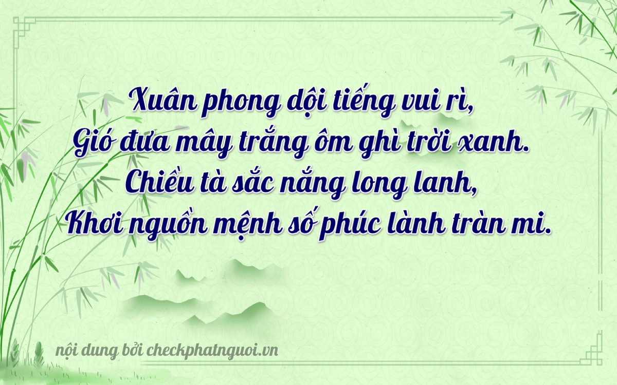 Bài thơ ý nghĩa cho <b>biển số 15P1-04081</b> tại website checkphatnguoi.vn