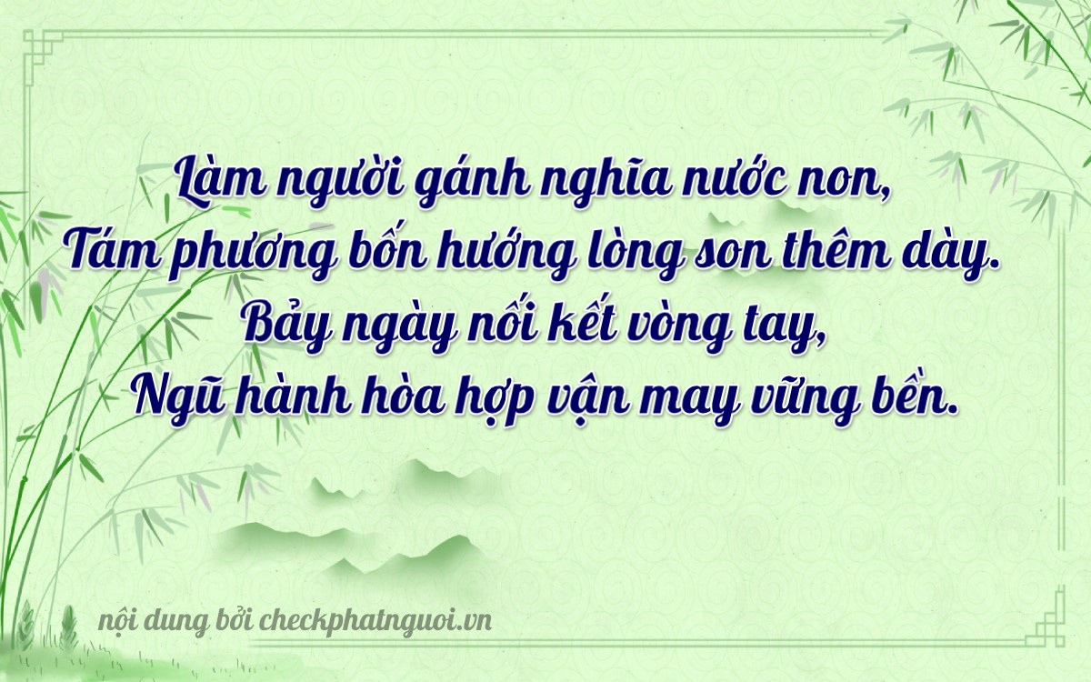 Bài thơ ý nghĩa cho <b>biển số 15R1-01287</b> tại website checkphatnguoi.vn