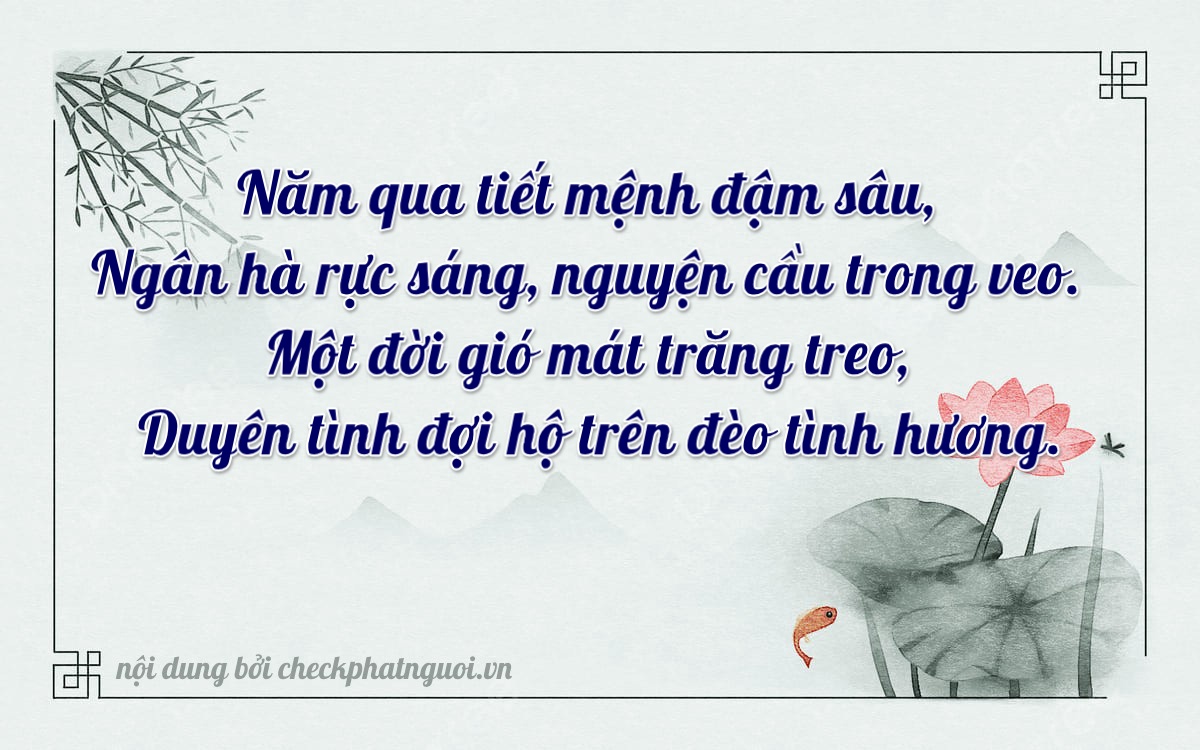 Bài thơ ý nghĩa cho <b>biển số 16K1-56999</b> tại website checkphatnguoi.vn
