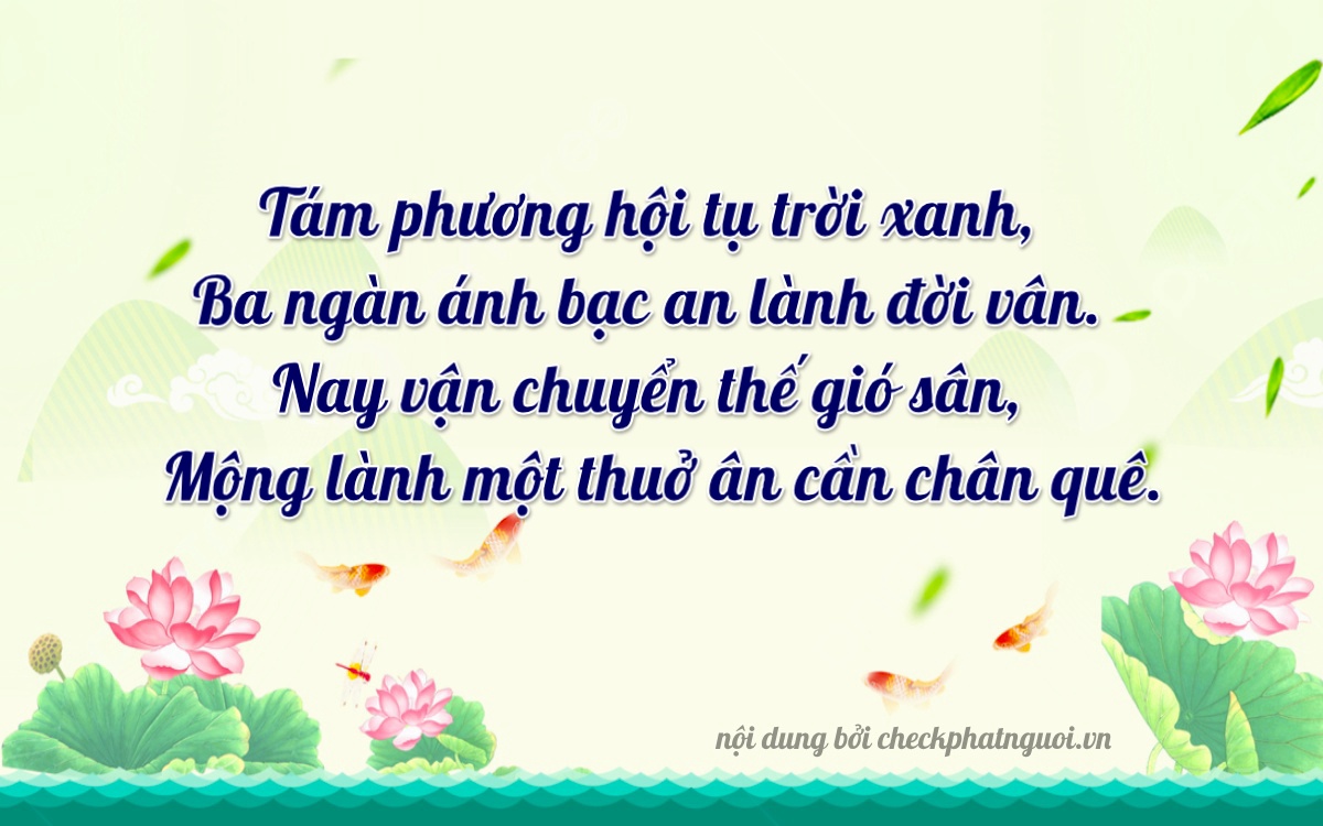 Bài thơ ý nghĩa cho <b>biển số 16K-83731</b> tại website checkphatnguoi.vn
