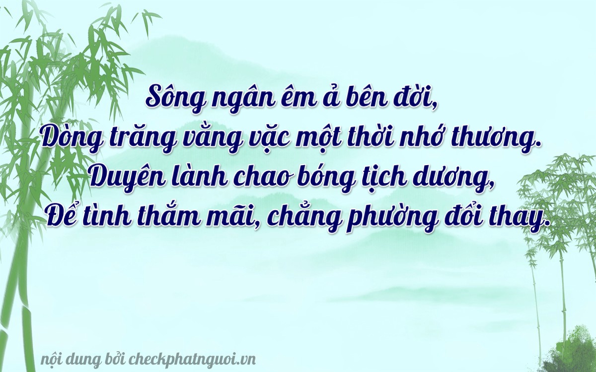 Bài thơ ý nghĩa cho <b>biển số 16M-3889</b> tại website checkphatnguoi.vn