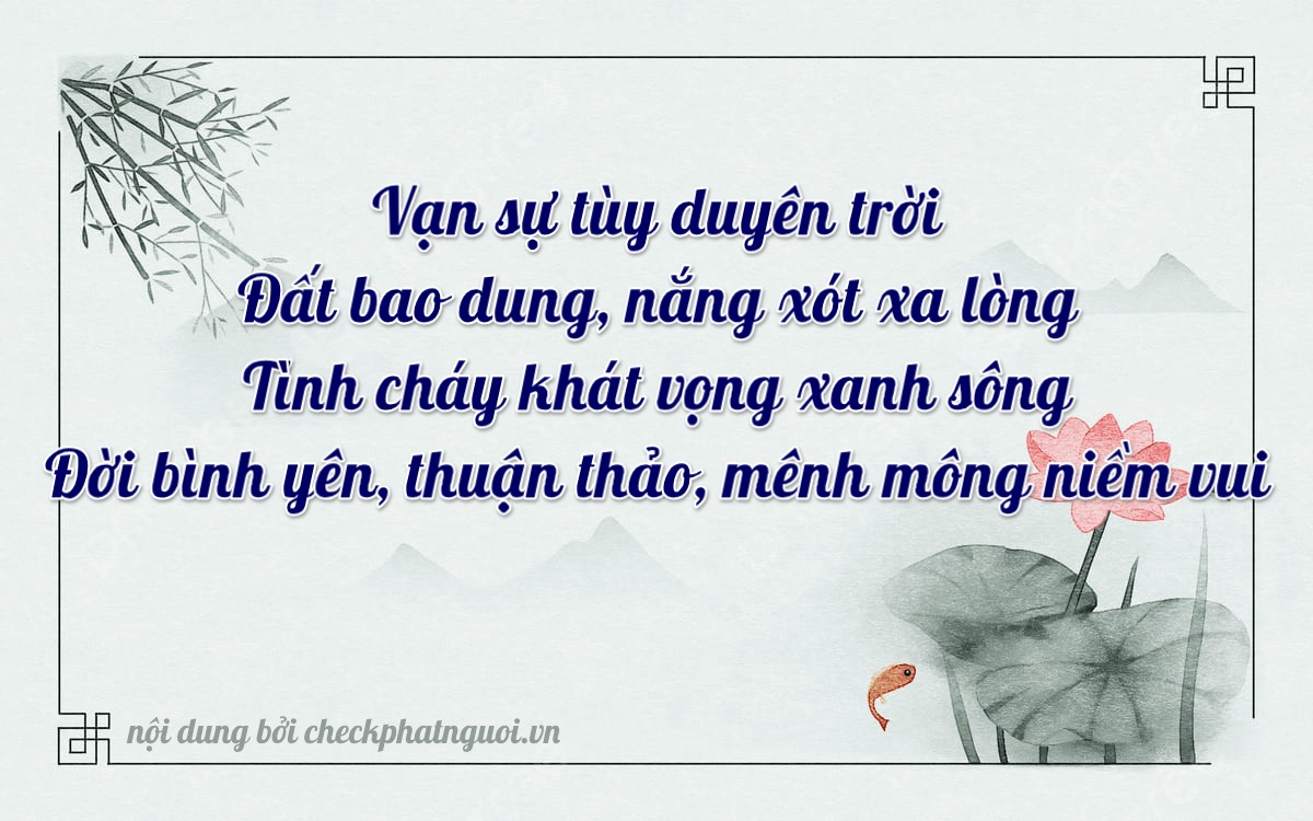 Bài thơ ý nghĩa cho <b>biển số 16N-2122</b> tại website checkphatnguoi.vn