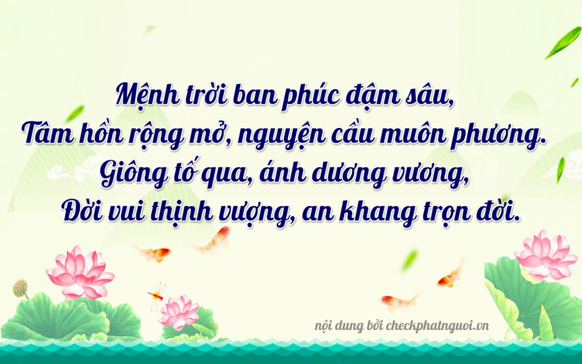 Bài thơ ý nghĩa cho <b>biển số 16N-35522</b> tại website checkphatnguoi.vn