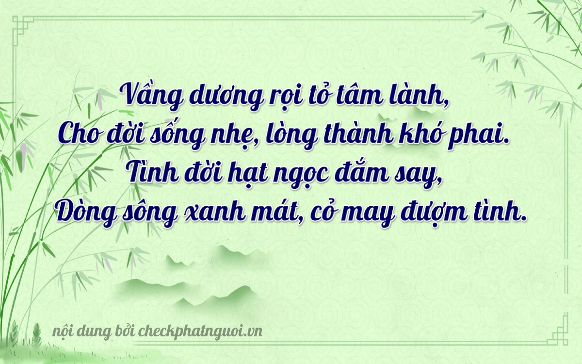 Bài thơ ý nghĩa cho <b>biển số 16R-54094</b> tại website checkphatnguoi.vn