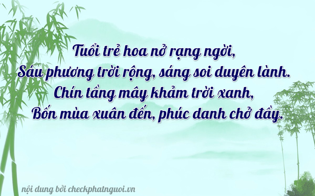 Bài thơ ý nghĩa cho <b>biển số 16R-60934</b> tại website checkphatnguoi.vn