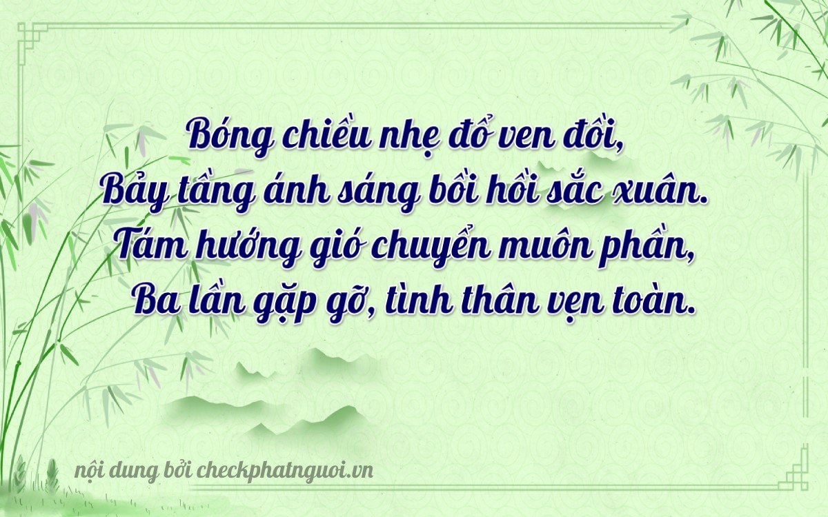 Bài thơ ý nghĩa cho <b>biển số 16R-83783</b> tại website checkphatnguoi.vn