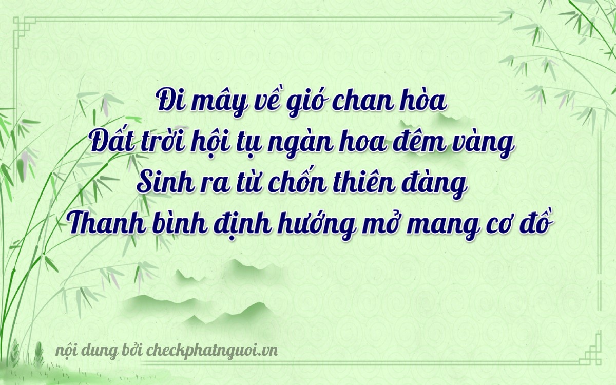 Bài thơ ý nghĩa cho <b>biển số 17233</b> tại website checkphatnguoi.vn
