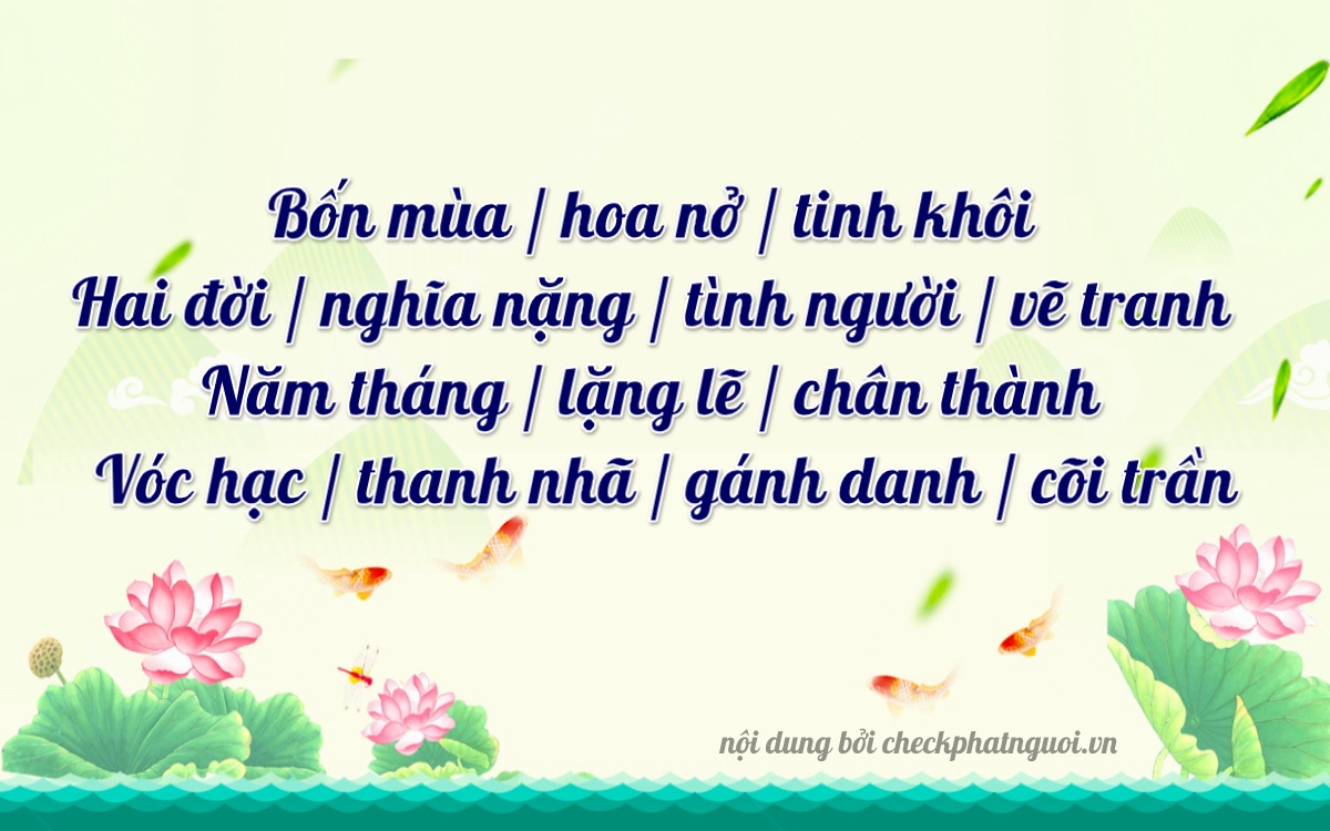 Bài thơ ý nghĩa cho <b>biển số 17A-04521</b> tại website checkphatnguoi.vn