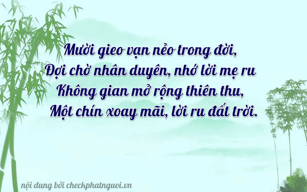 Bài thơ ý nghĩa cho <b>biển số 17A-10019</b> tại website checkphatnguoi.vn