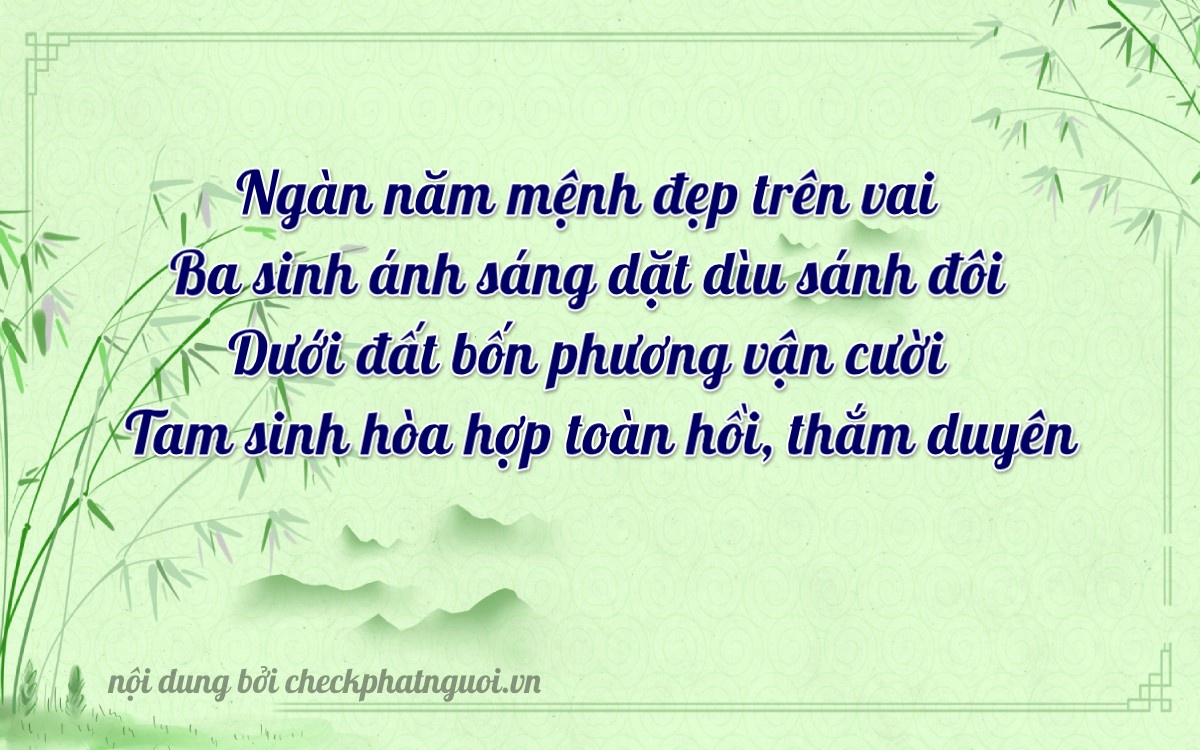 Bài thơ ý nghĩa cho <b>biển số 17A-13033</b> tại website checkphatnguoi.vn