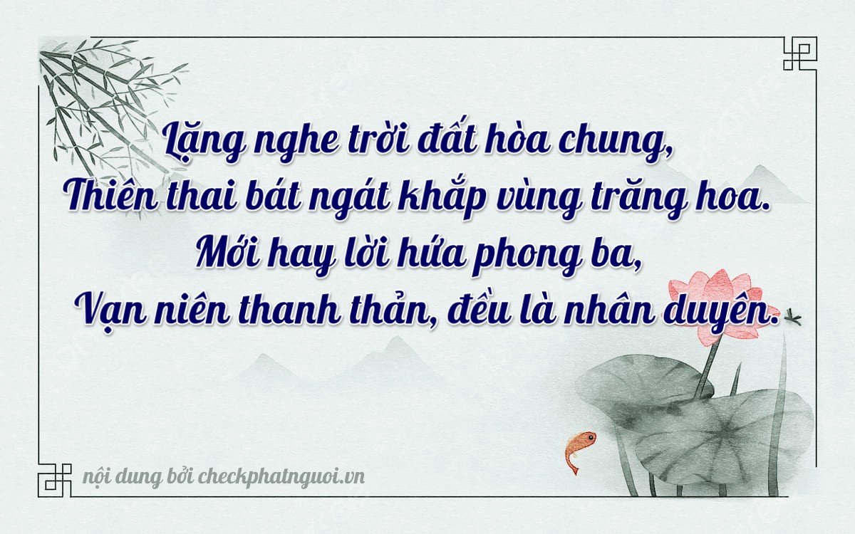 Bài thơ ý nghĩa cho <b>biển số 17A-20277</b> tại website checkphatnguoi.vn