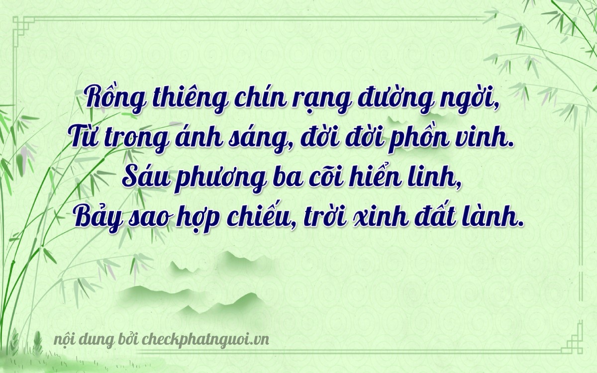 Bài thơ ý nghĩa cho <b>biển số 17A-29067</b> tại website checkphatnguoi.vn