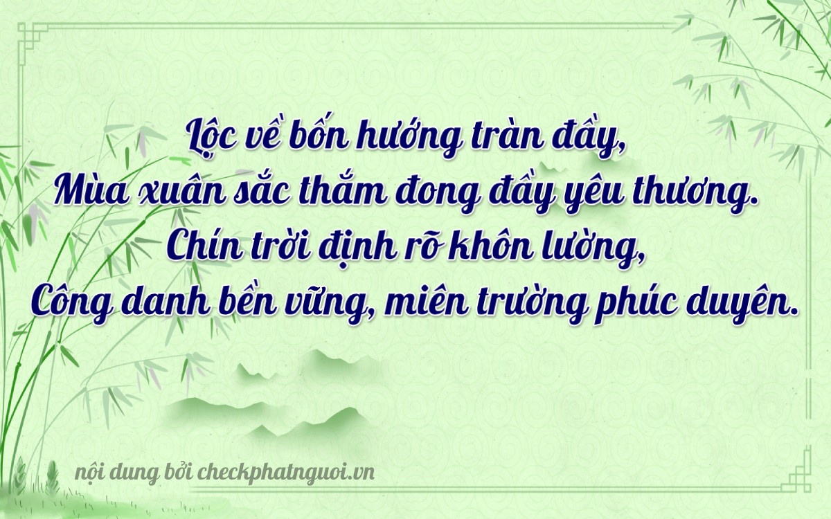 Bài thơ ý nghĩa cho <b>biển số 17A-34595</b> tại website checkphatnguoi.vn