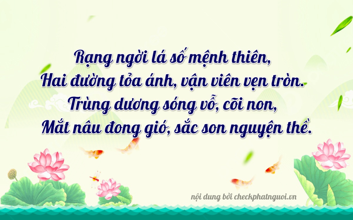 Bài thơ ý nghĩa cho <b>biển số 17A-35211</b> tại website checkphatnguoi.vn