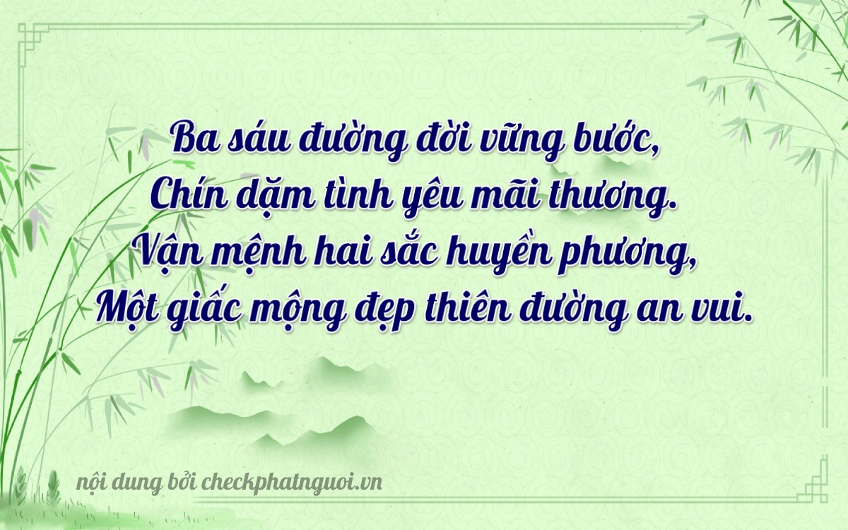 Bài thơ ý nghĩa cho <b>biển số 17A-39621</b> tại website checkphatnguoi.vn