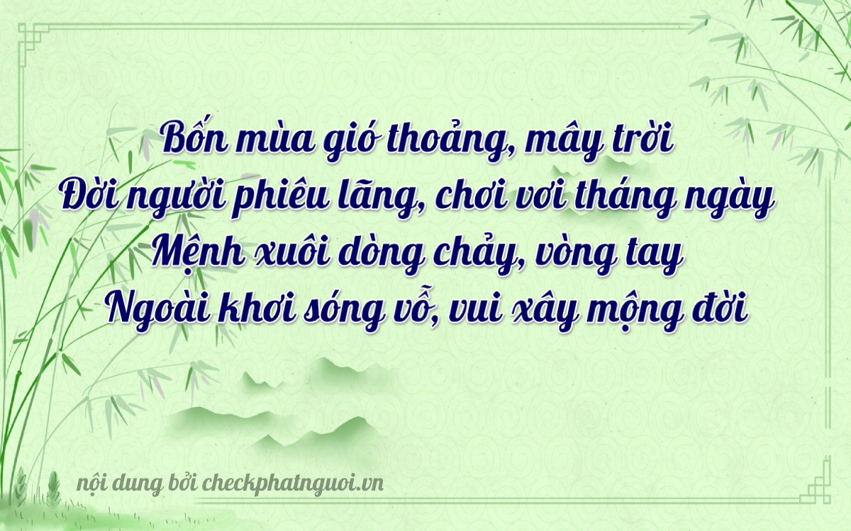Bài thơ ý nghĩa cho <b>biển số 17A-41348</b> tại website checkphatnguoi.vn